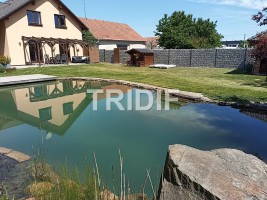 Realizace oplocení – Prostějov – Sypaný gabionový plot, antracit